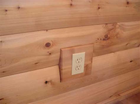 log cabin electrical boxes|log cabin electrical.